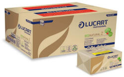 Kéztörlő 2 rétegű Z hajtogatású 220 lap/csomag 18 cs/karton EcoNatural Lucart_864036 havanna barna