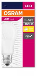 OSRAM LED izzó, E27, gömb, A60, 13W, 1521lm, 2700K (MF), OSRAM Value (OLEDE2708) - iroda24