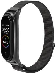 Nylon szíj XIAOMI Mi Band 5 / 6 / 7 fekete (05)