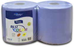  Kéztörlő 3 rétegű tekercses átmérő: 26 cm 100% cellulóz 2 tekercs/csomag BLU COLOR Paperdi_BIBS800 kék