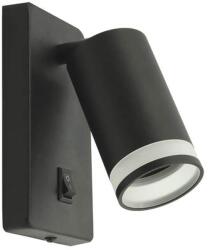 VITO Wall Light Fixture Lumo-W Gu10 Adjustable Angle With Switch Φ55X100mm 60X140mm Black & Transparent 2102250 VITO (2102250)
