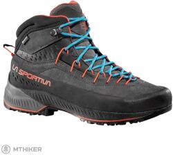 La Sportiva TX4 Evo Mid GTX cipő, karbon/koktélparadicsom (EU 41.5)