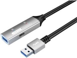 PremiumCord Cablu activ PREMIUMCORD USB-A 3.2 Gen1, extensie, repetor, A - A, M/F, 15m, negru KU3REP15AL (KU3REP15AL)