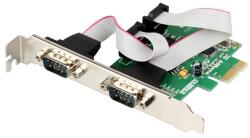 BlackBird PCI-E Bővítőkártya 2x Soros RS-232 port BH1261 (BH1261)