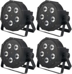 Showlite Show Lite FLP 5x8W Lapos Panel LED fényszóró RGBW - 4 darabos készlet (KST34846)