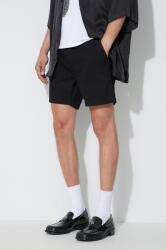 Corridor pantaloni scurți din bumbac culoarea negru CS0051. BLK-BLACK PPYX-SZM13T_99X (CS0051.BLK)