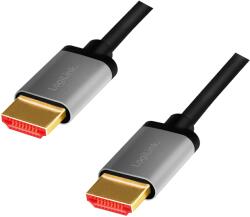 LogiLink HDMI kábel, A/M - A/M, 8K/60 Hz, alu, 1 m
