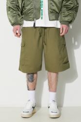 Universal Works pantaloni scurti Parachute Short barbati, culoarea verde, 30159. OLIVE PPYH-SZM0RJ_91X (30159.OLIVE)