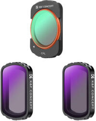  K&F Concept CPL+ND4+ND8 szűrő kit a DJI Osmo Pocket 3-hoz
