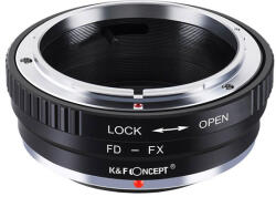 K&F Concept Adapter Canon FD objektív - Fuji X váz