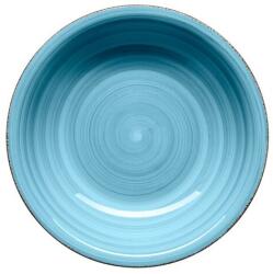 Mäser Bel Tempo kerámia mélytányér 21, 5 cm, kék, kék