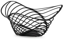 Alessi Gyümölcstál TRINITY 33 cm, magas, fekete, Alessi (ALACO0416B)