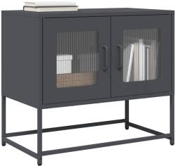 vidaXL antracitszürke hidegen hengerelt acél TV-szekrény 68x39x60, 5 cm (853334)