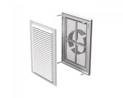 Vents MV 125 VDs műanyag szellőzőrács állítható csőcsatlakozóval (449)