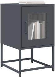 vidaXL antracit hidegen hengerelt acél éjjeliszekrény 36x39x60, 5 cm (853328)