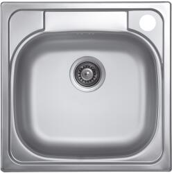 Livinox PANEL N-309 egymedencés rozsdamentes mosogató, jobboldali csaplyukkal 480 x 480 x 150 mm DOBOZOS (N-309JKD)