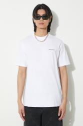 Norse Projects tricou din bumbac Johannes barbati, culoarea alb, cu imprimeu, N01.0606. 0001 PPYH-TSM2IS_00X (N01.0606.0001)