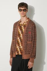 Icecream cardigan din amestec de lana Text Print Cardigan 9BYH-SWM067_88X (IC24215)