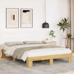 vidaXL ágykeret matrac nélkül 150x200 cm tömör fa tölgyfa (851952)