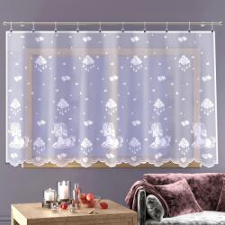 4-Home Perdea Unicorn alb, 150 x 250 cm, 150 x 250 cm