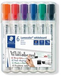 STAEDTLER Táblamarker készlet, 2-5 mm, vágott, STAEDTLER "Lumocolor 351 B", 6 különböző szín (351 B WP6) - nyomtassingyen