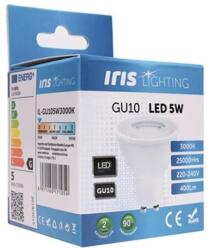 Iris Lighting GU105W3000K 5W 400lm 3000K GU10 LED fényforrás (IL-GU105W3000K) - nyomtassingyen