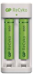 GP Batteries GP Eco E211 Akkutöltő + 2×AAA GP ReCyko 800 (B51211) - nyomtassingyen