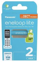 Panasonic Panasonic Eneloop BK-4LCCE/2DE AAA 550mAh mikro ceruza akku 2db/csomag (BK4LCCE-2DE-N) - nyomtassingyen