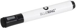 BLUERING Táblamarker 3mm, mágneses, táblatörlővel multifunkciós Bluering® fekete (20576) - nyomtassingyen