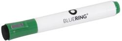 BLUERING Táblamarker 3mm, mágneses, táblatörlővel multifunkciós Bluering® zöld (20576) - nyomtassingyen