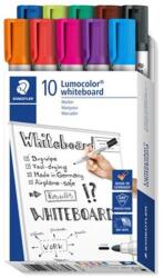 STAEDTLER Táblamarker készlet, 2 mm, kúpos, STAEDTLER "Lumocolor 351", 10 különböző szín (351 B10) - nyomtassingyen