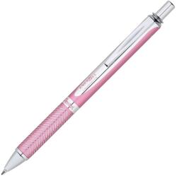 Pentel Rollertoll 0, 35mm, fém rózsaszín test, Pentel Energel BL407P-A, írásszín kék (BL407P-A) - nyomtassingyen