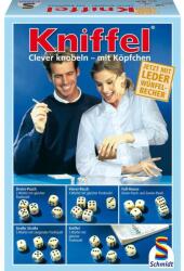 Schmidt Spiele kockapóker bőr dobópohárral (4001504490300) - vackorjatek