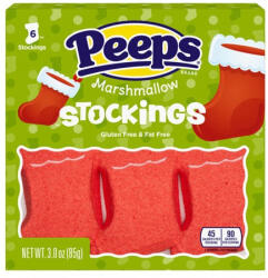 Peeps Marshmallow Stockings karácsonyi zokni formájú mályvacukor 85g - delfinbuvar