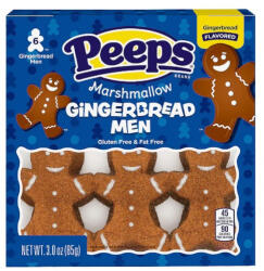 Peeps Marshmallow Gingerbread Men mézeskalács formájú mályvacukor 85g Szavatossági idő: 2025-05-31 - delfinbuvar