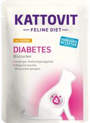 KATTOVIT Feline Diet mit Huhn DIABETES 85g (csirke, cukorbeteg macskáknak)
