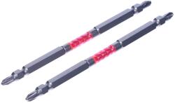 SK11 Super Ashura kétvégű torziós csavarhúzó bitkészlet, vékony - 2 db - PH2 - 130 mm