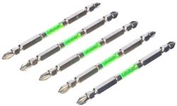 SK11 kétvégű torziós csavarhúzó bitkészlet - 5 db - PH2 - 110 mm