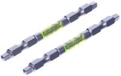SK11 kétvégű torziós csavarhúzó bitkészlet - 2 db - SQ3 - 85 mm