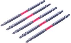 SK11 Super Ashura kétvégű torziós csavarhúzó bitkészlet, vékony - 5 db - PH2 - 130 mm