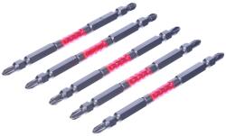 SK11 Super Ashura kétvégű torziós csavarhúzó bitkészlet, vékony - 5 db - PH2 - 110 mm
