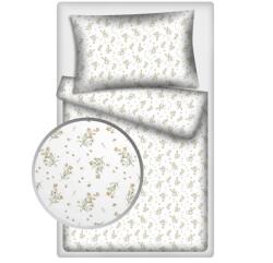 Polášek Holešov Pamut ágynemű virágos kamilla fehér ágynemű méretek 140x200
