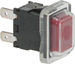 ANGELO PO Piros Egy-pólusú Nyomógomb 16a 250v
