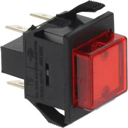 CIMBALI Bipoláris Kapcsoló Piros 10a 250v