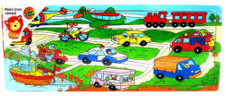 Playme Puzzle lemn - Mijloace de transport, 21 piese (4708)