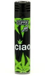 Clipper Jet Good Vibes Only öngyújtó (black) (CKJ3A067BCHblk)