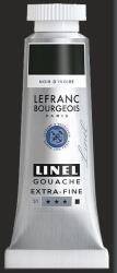 Lefranc Bourgeois L&B Linel extra fine gouache festék, 14 ml - 269, ivory black