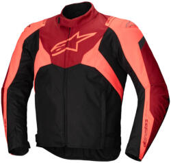  ALPINESTARS T-JAWS V4 WP vízálló Férfi motoros kabát | Black/Red Fluo/Dark Red