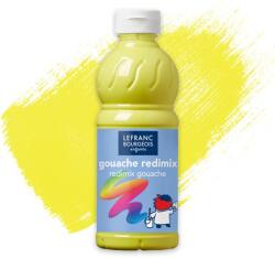 Lefranc Bourgeois Redimix tempera, 500 ml - citromsárga