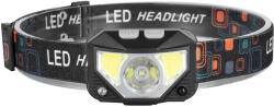 OBRALIX Lanterna LED frontala, 8 moduri iluminare, rezistenta la apa, senzor de miscare, camping, alergare, ciclism, pescuit, obralix (P014-001-0)